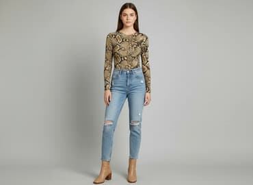 kurtka futrzana zara: Trafaluc, Body damskie, rozmiar S — 6