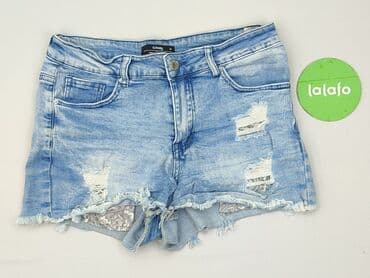 czarne krótkie spodenki sinsay: Sinsay, Szorty damskie, rozmiar M — 2