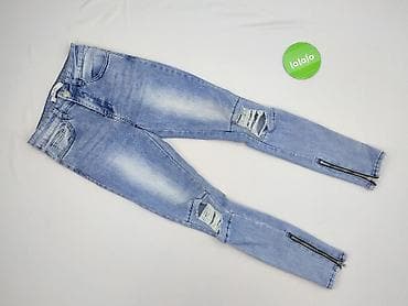 popielate jeansy: Jeansy damskie, rozmiar S — 2