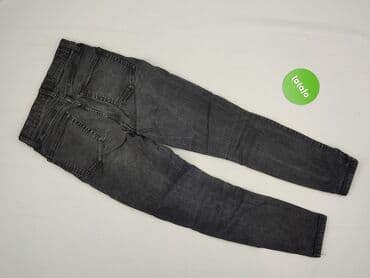 woskowane legginsy z wysokim stanem zara: Topshop, Jeansy damskie, S — 3