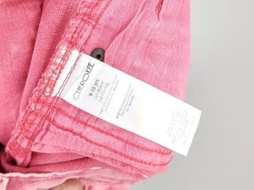 ubrania dla dziewczynek 7 lat: Spodnie jeansowe, Cherokee, 10 lat, 140, stan - Bardzo dobry — 5