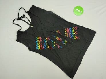 eleganckie bluzki czarne: T-shirt damski, rozmiar XL — 2