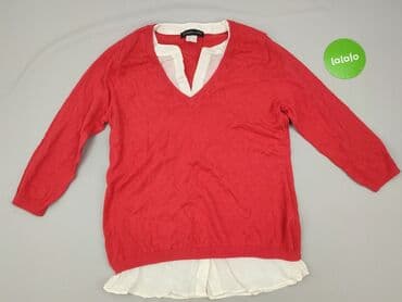czerwony sweter h m: Patrizia Pepe, Sweter damski, XL — 2