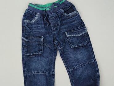 kurtka puchowa z futerkiem: Spodnie jeansowe, Mothercare, 1.5-2 lat, 92, stan - Bardzo dobry — 1