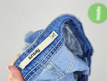 czarne jeansy pull: Szorty damskie, rozmiar M — 4