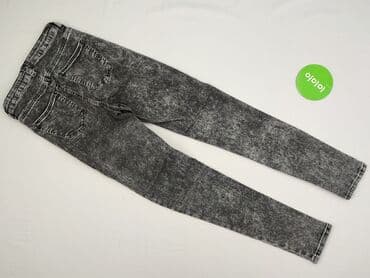 woskowane jeansy z wysokim stanem: Jeansy damskie, rozmiar S — 3