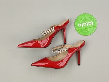 ccc srebrne buty: Klapki damskie, rozmiar 37 — 2