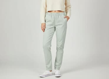 legginsy damskie khaki: Legginsy Eleganckie damskie, rozmiar S — 6