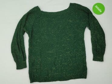 sweter z tiulowymi rękawami: Sweter damski, rozmiar M — 2