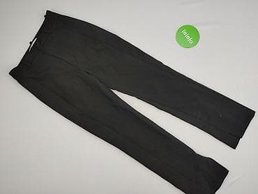 czarne cargo pull and bear: Zara, Spodnie materiałowe damskie, rozmiar XS — 2