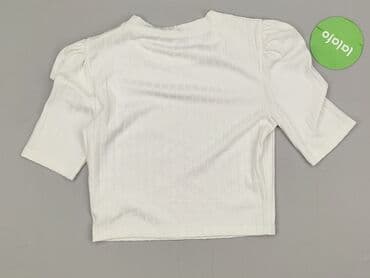 prążkowane bluzki z krótkim rękawem: NA-KD, Bluzka damska, S — 3