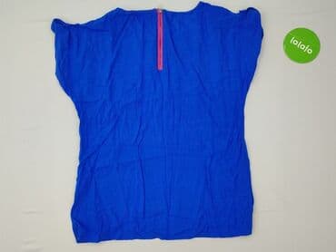 niebieska bluza pull and bear: Bluzka damska, rozmiar L — 3