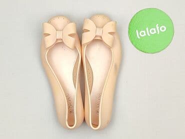 biale buty z kokardą: Ballerinas for women, size 39 — 3