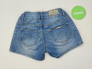 barrel jeans: Szorty damskie, rozmiar M — 3