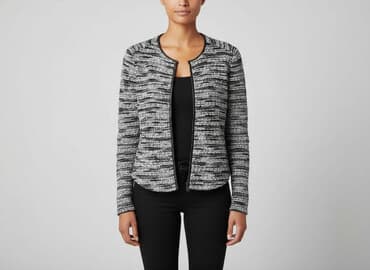 kamizelka damska krótka h m: H&M, Kardigan damski, rozmiar M — 8