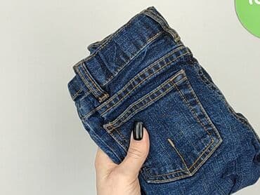 джинсова куртка: Denim pants, 9-12 months, condition - Good — 5