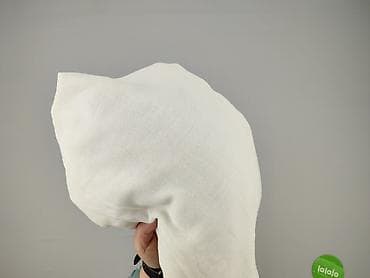 pepco zasłony: Biała zasłona z troczkami na karnisz - Typ: lekka, półprzezroczysta — 4