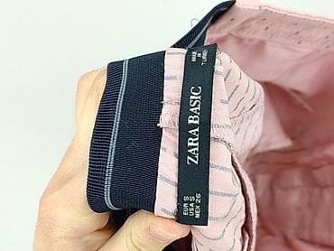 basic top zara: Zara, Material trousers for women, size S — 4