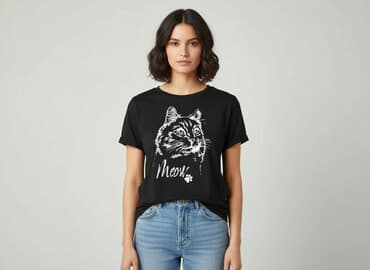 sinsay kapcie koty: Sinsay, T-shirt damski, rozmiar S — 1