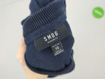 sweter z kapturem: SMOG, Sweter dla mężczyzn, XS — 4