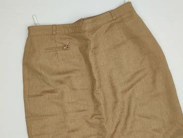 spódnice z eko skóry beżowa: Women`s skirt, size L (EU 40) — 1