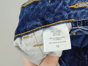 czerwone sandały na słupku ccc: Jeansy damskie, M — 5