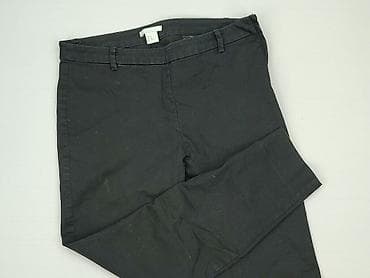 mango jeans mom: H&M, Spodnie materiałowe damskie, rozmiar M — 1