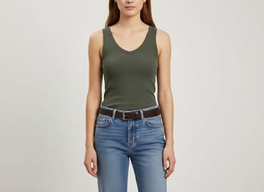 bluzki prazkowane: T-shirt damski, rozmiar S — 5