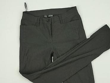 czarne jeansy plus size: Bodyflirt, Spodnie materiałowe damskie, rozmiar XS — 1