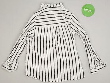 biała bluzka w czarne paski: House, Koszula damska, rozmiar M — 3