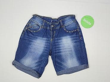 dr mitra klapki: Denim, Szorty damskie, rozmiar S — 2