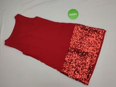 sukienki czerwone cekiny: Sukienka damska, rozmiar S — 3