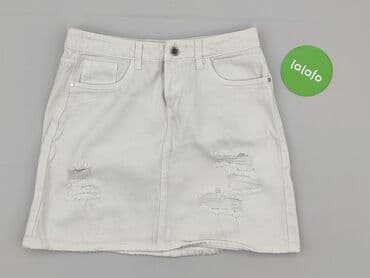 jeansy z asymetrycznym zapieciem: Spódnica damska, rozmiar M — 2