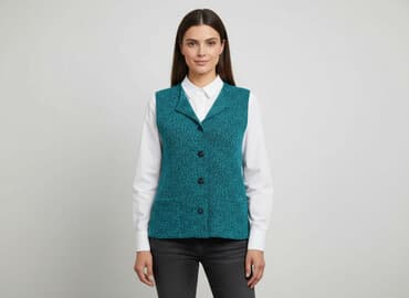 kamizelka c a: Women`s waistcoat, size L — 1