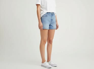 krótkie spodenki z wysokim stanem: H&M Divided, Szorty damskie, rozmiar L — 8