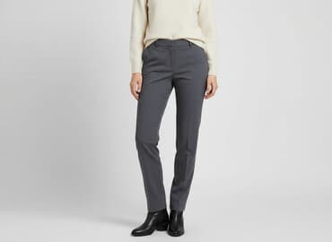 długie spodnie damskie dla wysokich: Spodnie materiałowe damskie, rozmiar S — 6