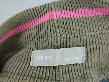 rajstopy na chrzest: Spodnie jeansowe, Name it, 9-12 miesięcy, stan - Bardzo dobry — 4