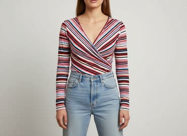 terranova spodnie z wysokim stanem: Terranova, Bluzka damska, rozmiar L — 6