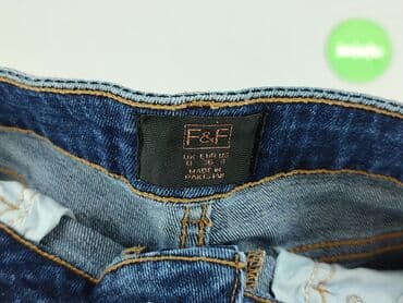 luźne szorty jeans damskie: F&F, Szorty damskie, rozmiar S — 4