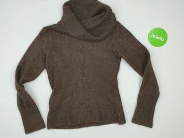 sweter piórkowy na drutach: Sweter damski, rozmiar S — 3
