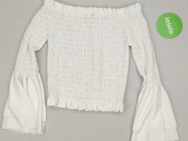 bluzki z opadającymi ramionami: Women's blouse, size S — 4