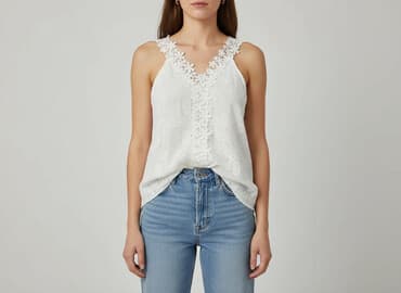 sukienki białe shein: Shein, Top damski, rozmiar S — 6