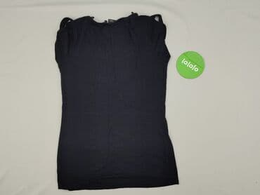 czarne t shirty damskie w serek: T-shirt damski, rozmiar S — 3