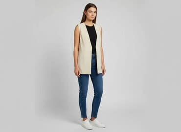 wólczanka kamizelka damska: NLY Trend, Kamizelka damska, rozmiar S — 7