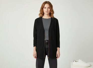 kurtki zimowe damskie c a: Pieces, Kardigan damski, rozmiar S — 6