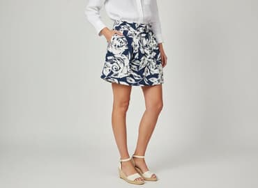 spódniczka dżinsowe z wysokim stanem: Atmosphere, Spódnica damska, rozmiar M — 6