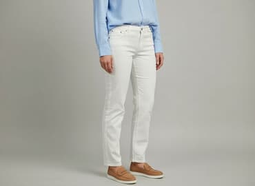 białe buty deichmann: Esmara, Spodnie materiałowe damskie, rozmiar L — 7