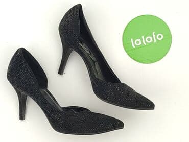 buty czarne na obcasie ccc: Półbuty damskie, rozmiar 38 — 3