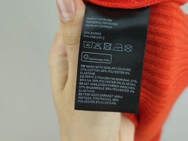 czerwona obcisła sukienka h m: H&M Divided, Sukienka damska, rozmiar S — 6