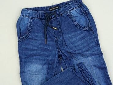 czarne spodnie dresowe sinsay: Spodnie jeansowe, Reserved, 7 lat, 122, stan - Bardzo dobry — 1
